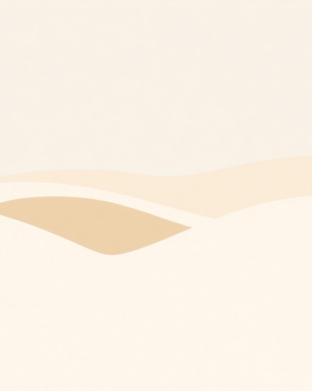 Soft dune landscape in muted beige layers