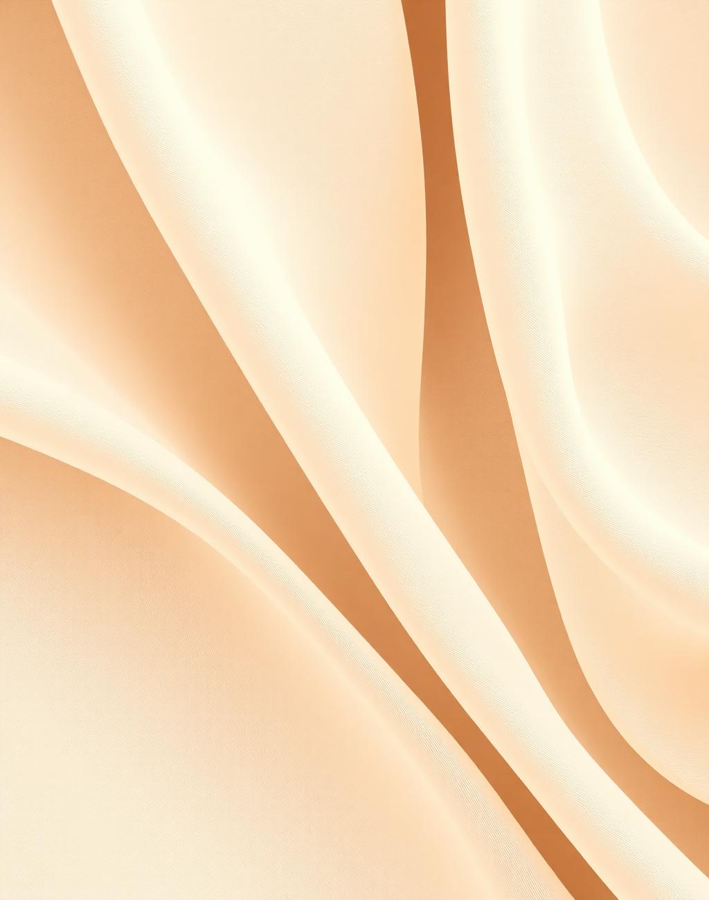 Flowing fabric folds in ivory and sand